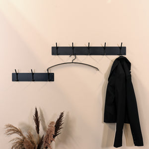 Spinder Design Fusion 5 wandkapstok Zwart