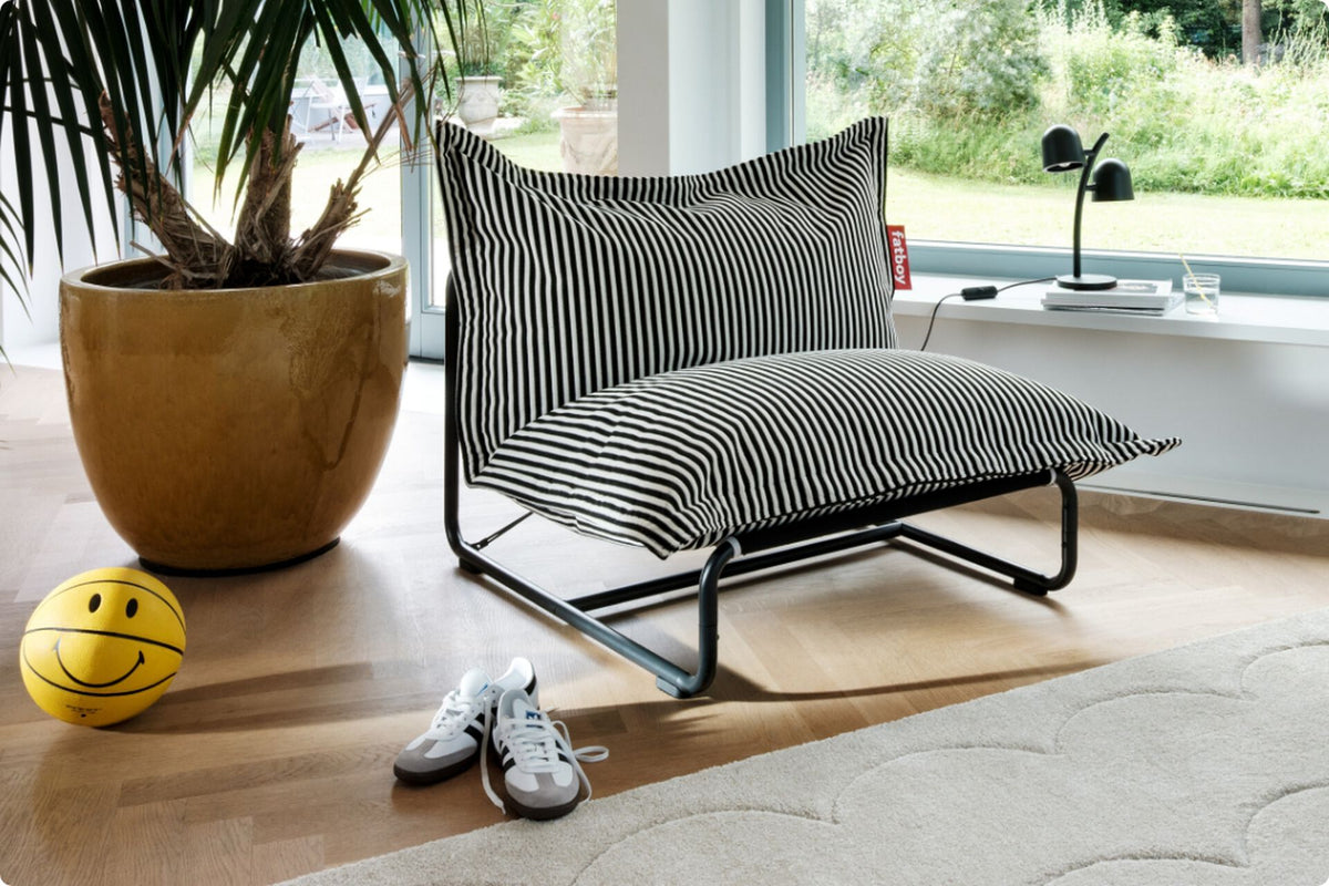 Fatboy Beanbase fauteuil chroom Donkerblauw