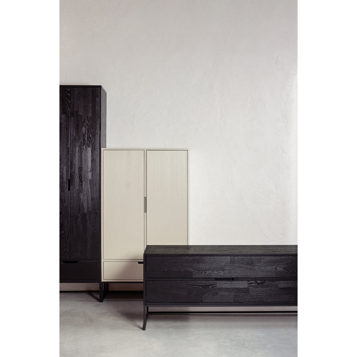 WOOOD Silas tv-meubel 180 cm Blacknight