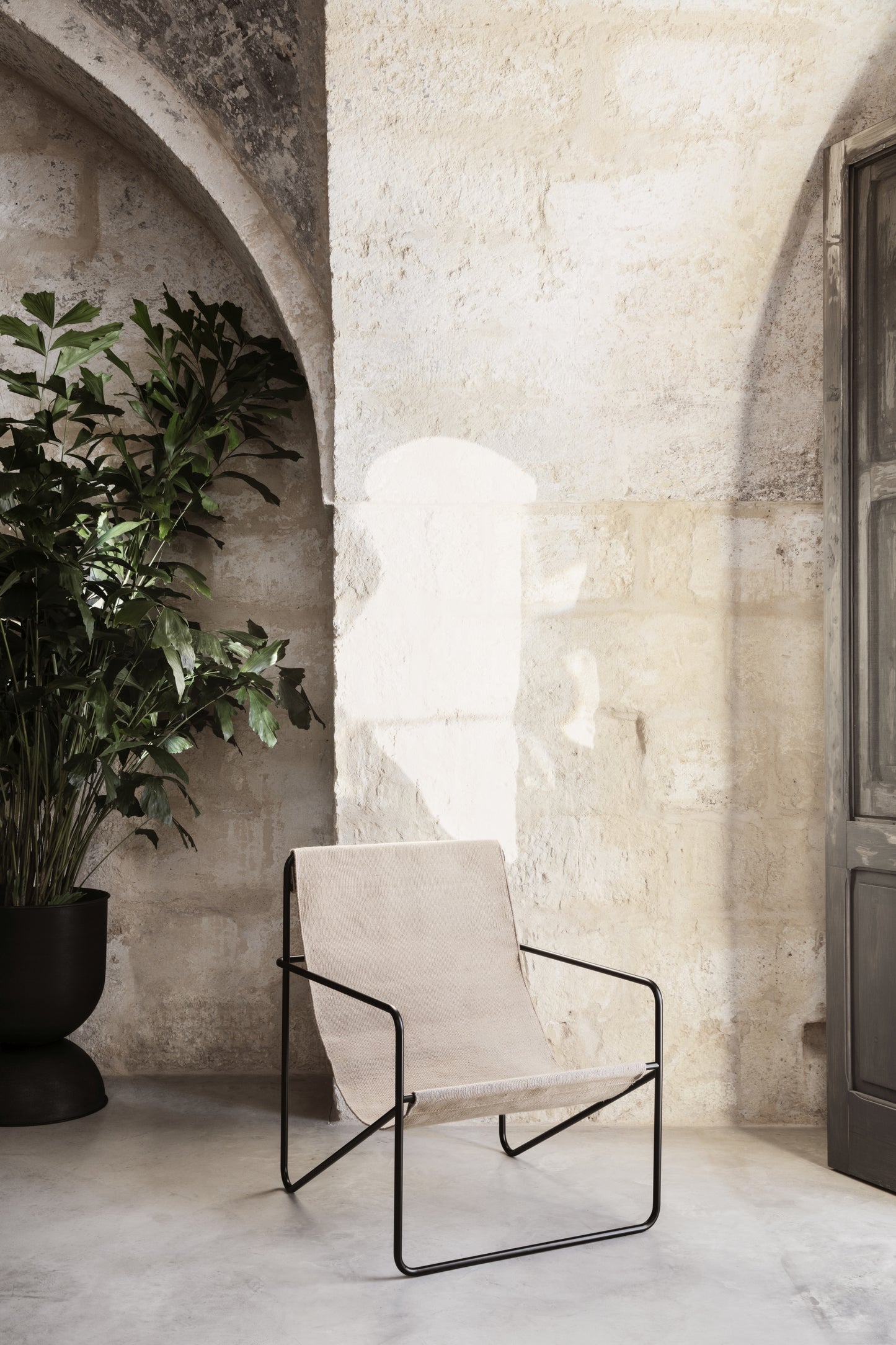 Ferm Living Desert loungestoel Cloud/Olive