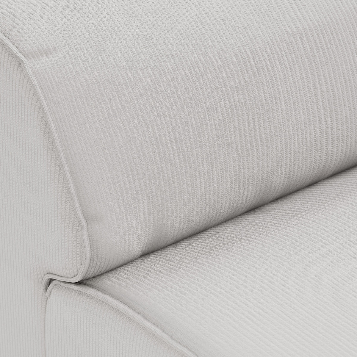 HKliving Flake bank middle 1,5-seat Corduroy Rib Cream
