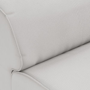 HKliving Flake bank middle 1,5-seat Corduroy Rib Cream