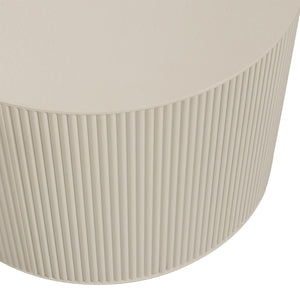 WOOOD Sanne bijzettafel Ø60 cm Antiek Beige