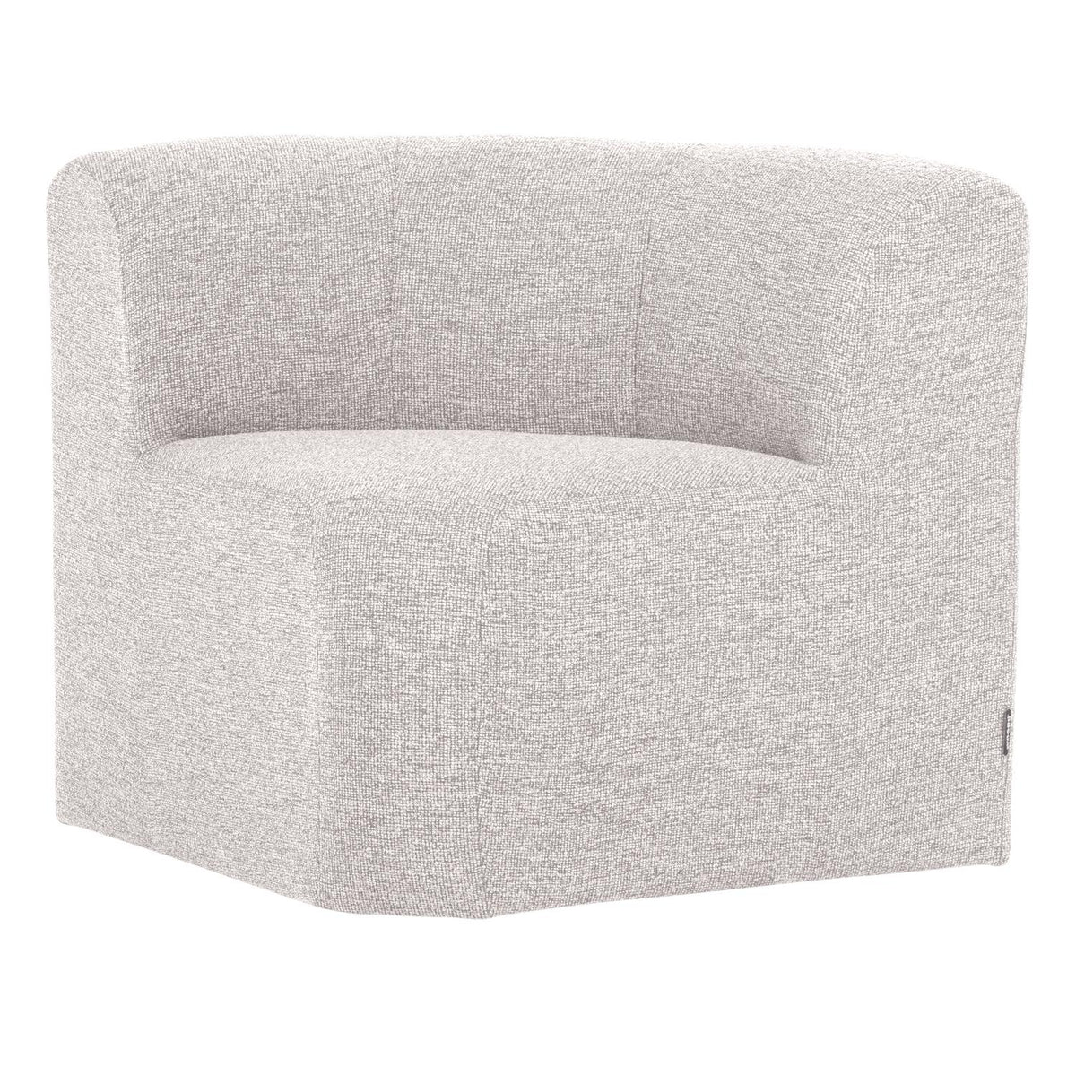 WOOOD Mojo Base eetbank hoek met rugleuning bouclé Ecru