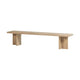 WOOOD Ato eetkamerbank 220 cm Naturel