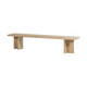 WOOOD Ato eetkamerbank 220 cm Naturel