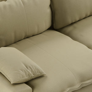 HKliving Retro 4-zitsbank Knotted Sage