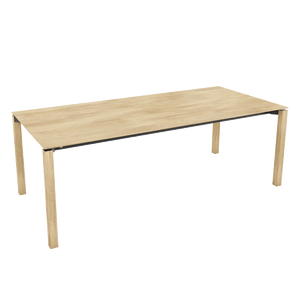 Mobitec Float T0800 eettafel 240x100 cm mat gelakt eiken