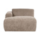WOOOD Mojo Base chaise longue bank arm links wollig Donkerzand
