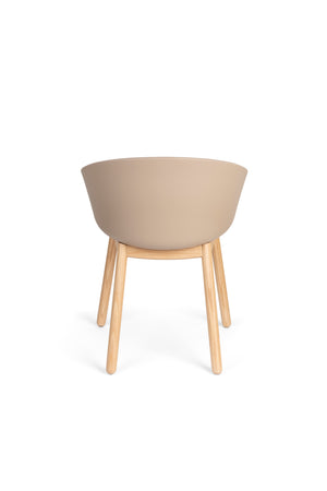 Zuiver Void eetkamerstoel Oak Latte Brown