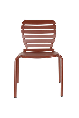 Zuiver Vondel tuinstoel rood