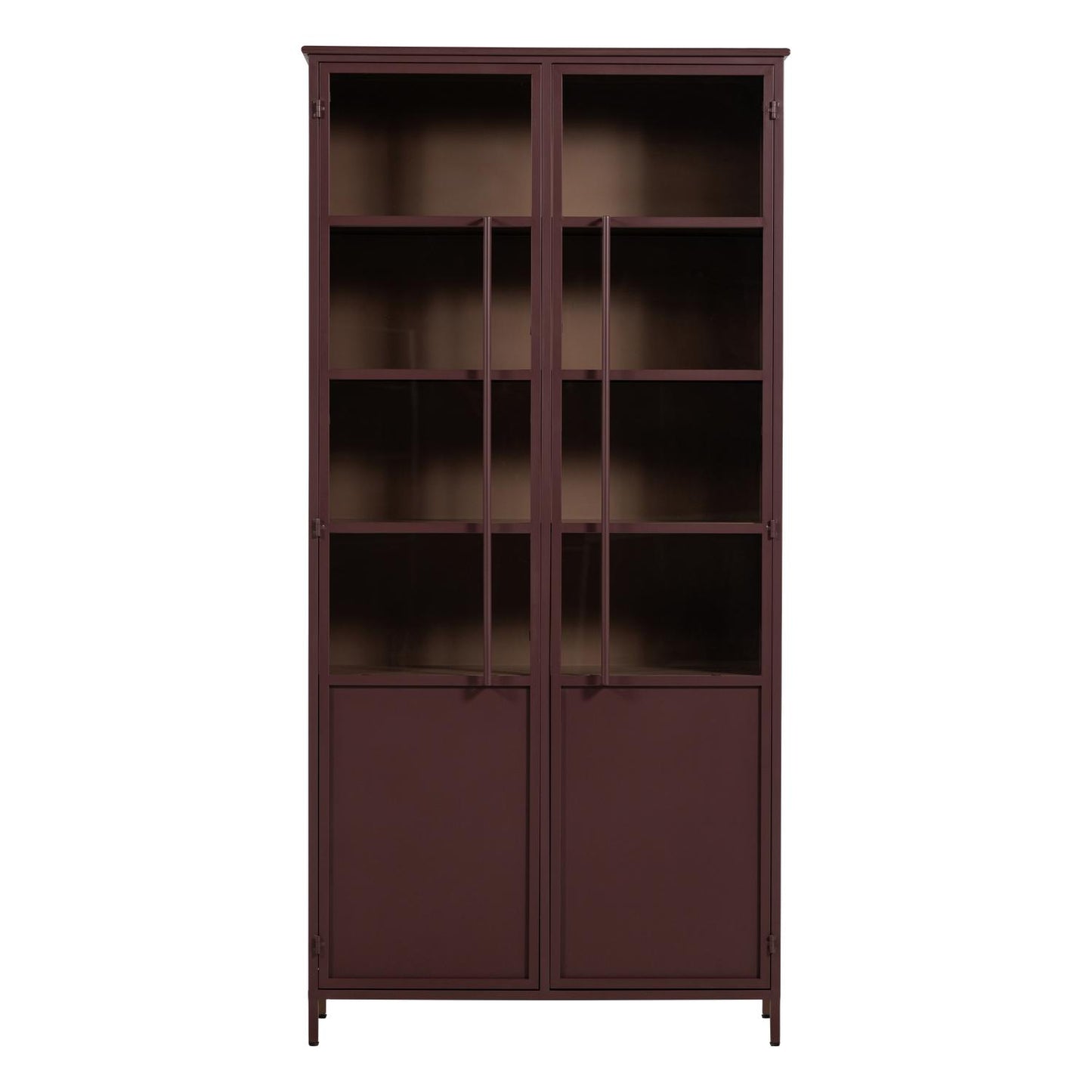 WOOOD Exhibit vitrinekast XL 2-deurs Bordeaux