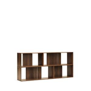 Kave Home Litto kast 4 modulaire planken walnoot