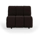 HKliving Wave bank middle Royal Velvet Espresso