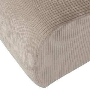 WOOOD Mojo 1-zits bank rib Donkerzand