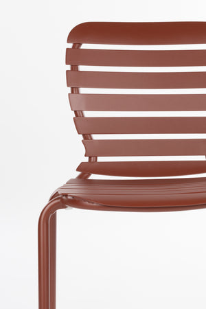 Zuiver Vondel tuinstoel rood