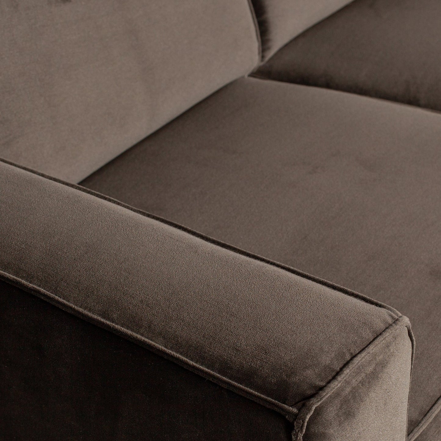 WOOOD Statement 3-zits bank Velvet Warm Groen