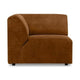 HKliving Jax bank left corner Royal Velvet Caramel