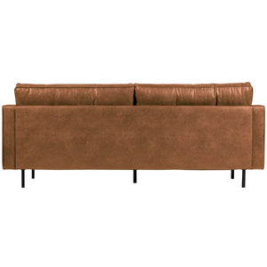 WOOOD Rodeo Classic 2,5-zits bank eco-leer Cognac