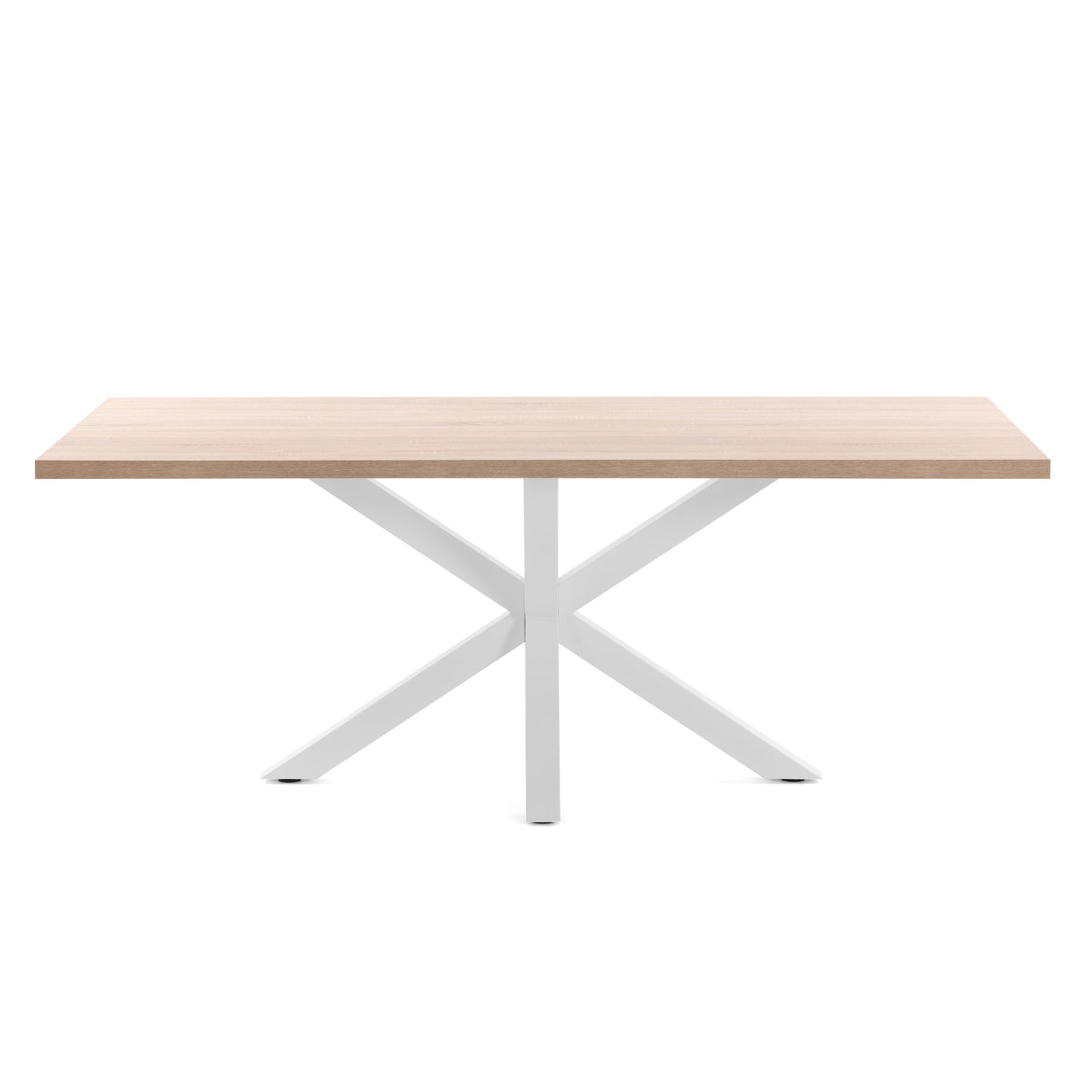 Kave Home Argo eettafel rechthoek 200x100 cm Natural/White