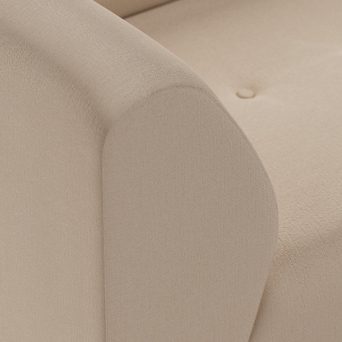 HKliving Vint bank left 1,5-seat Knotted Beige