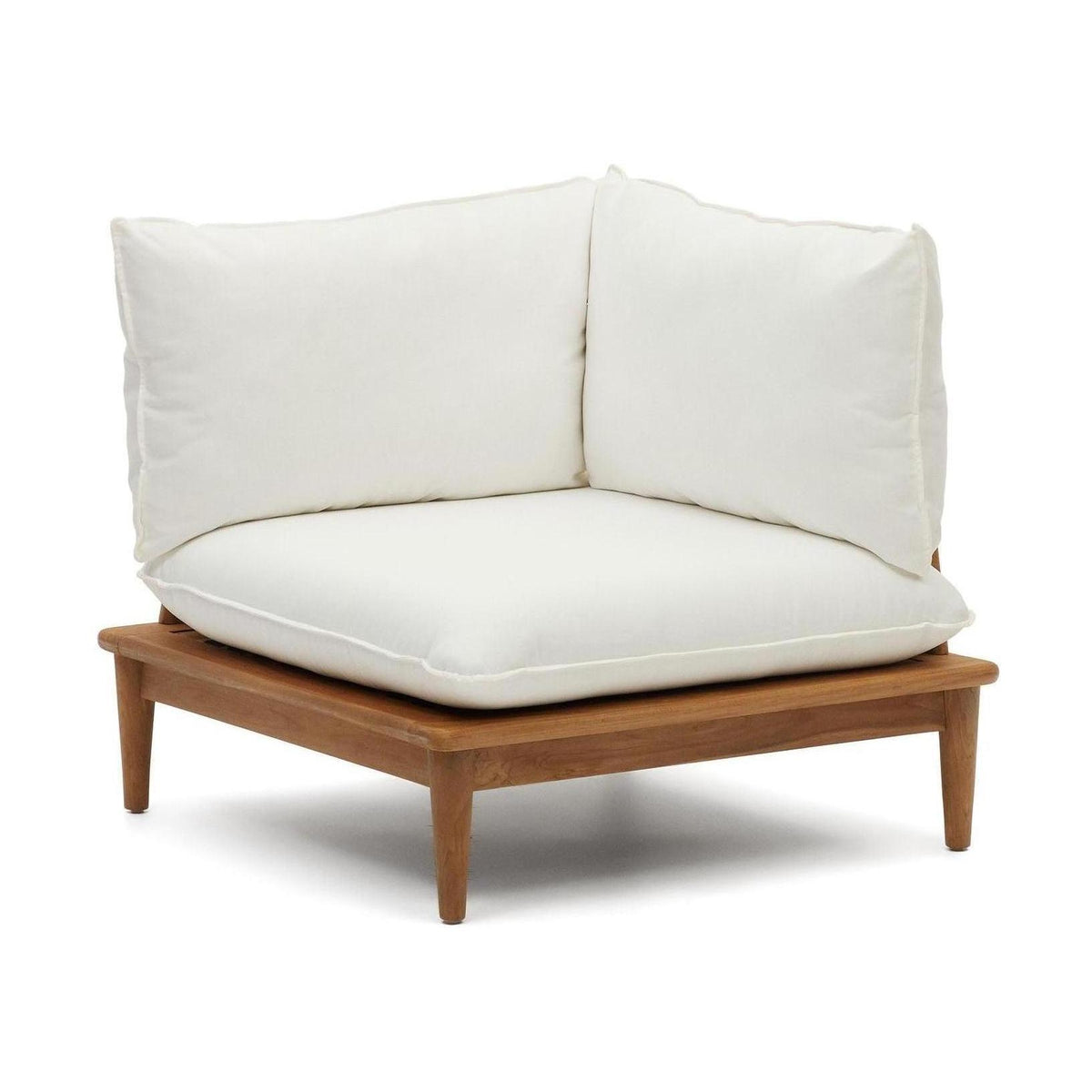 Kave Home Portitxol modulaire hoekfauteuil Wit