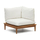 Kave Home Portitxol modulaire hoekfauteuil Wit