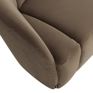 WOOOD Mojo 2-zits bankje links velvet Taupe