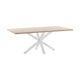 Kave Home Argo eettafel rechthoek 200x100 cm Natural/White