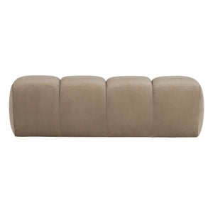 WOOOD Mojo eetbank 164 cm velvet Khaki