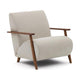 Kave Home Meghan fauteuil Pearl walnoot