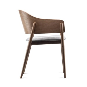 HelloChair HC304 Yura eetkamerstoel Ines 03 Fog eiken monaco