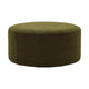 Kave Home Kaeli poef Ø90 cm bouclé Green