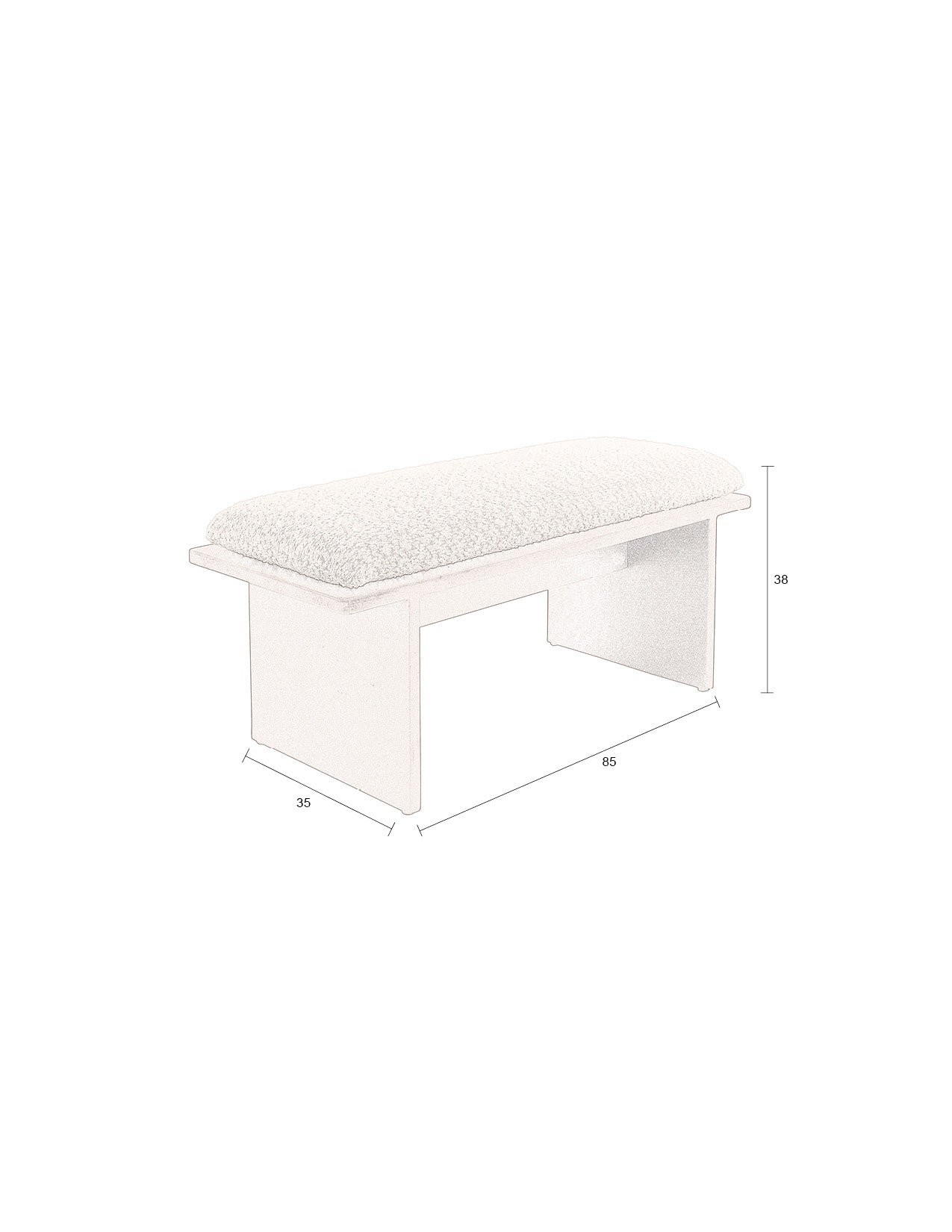 Dutchbone Shiho bank Beige