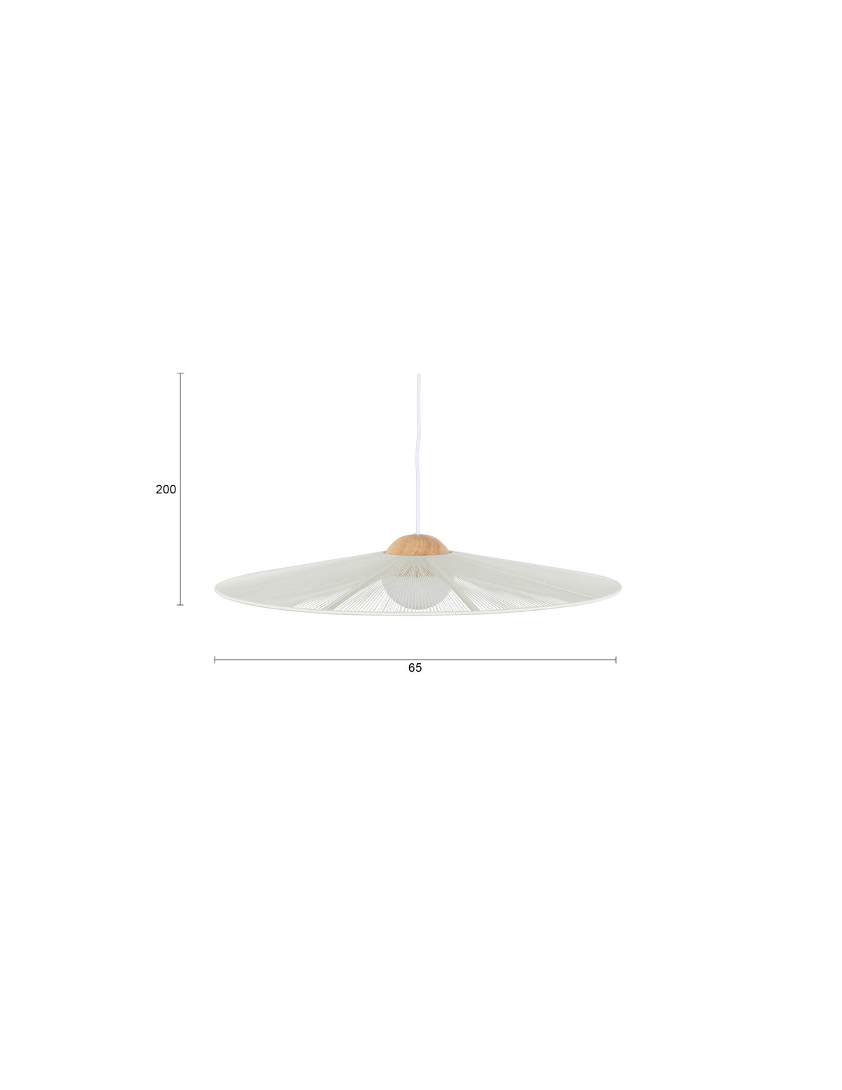 Zuiver Belle hanglamp S Beige