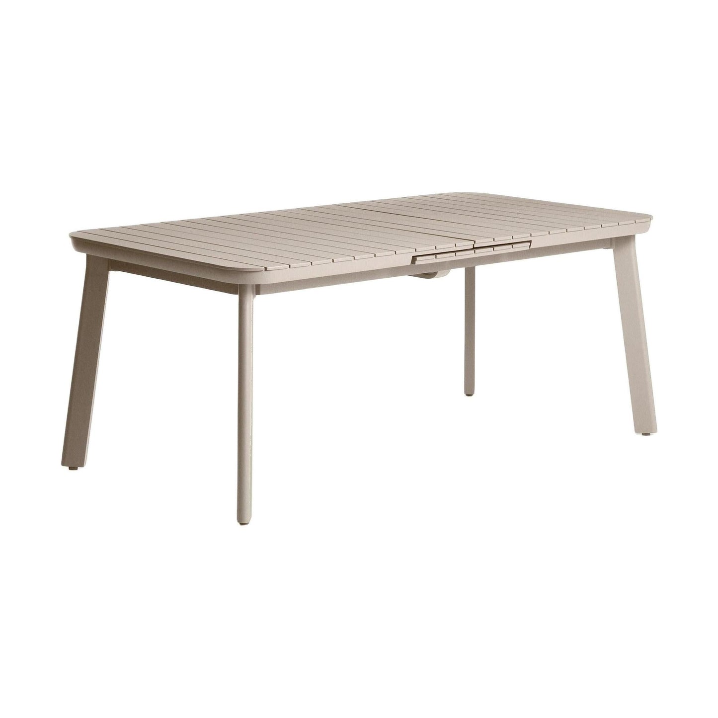 Kave Home Izola tuintafel uitschuifbaar rechthoek 185x100 cm Taupe