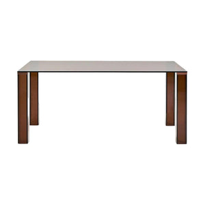 Kave Home Adularia eettafel 160x90 cm Bruin