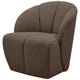 WOOOD Mojo draaifauteuil bouclé bruin melange