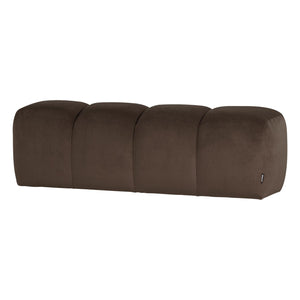 WOOOD Mojo eetbank 164 cm velvet Bruin