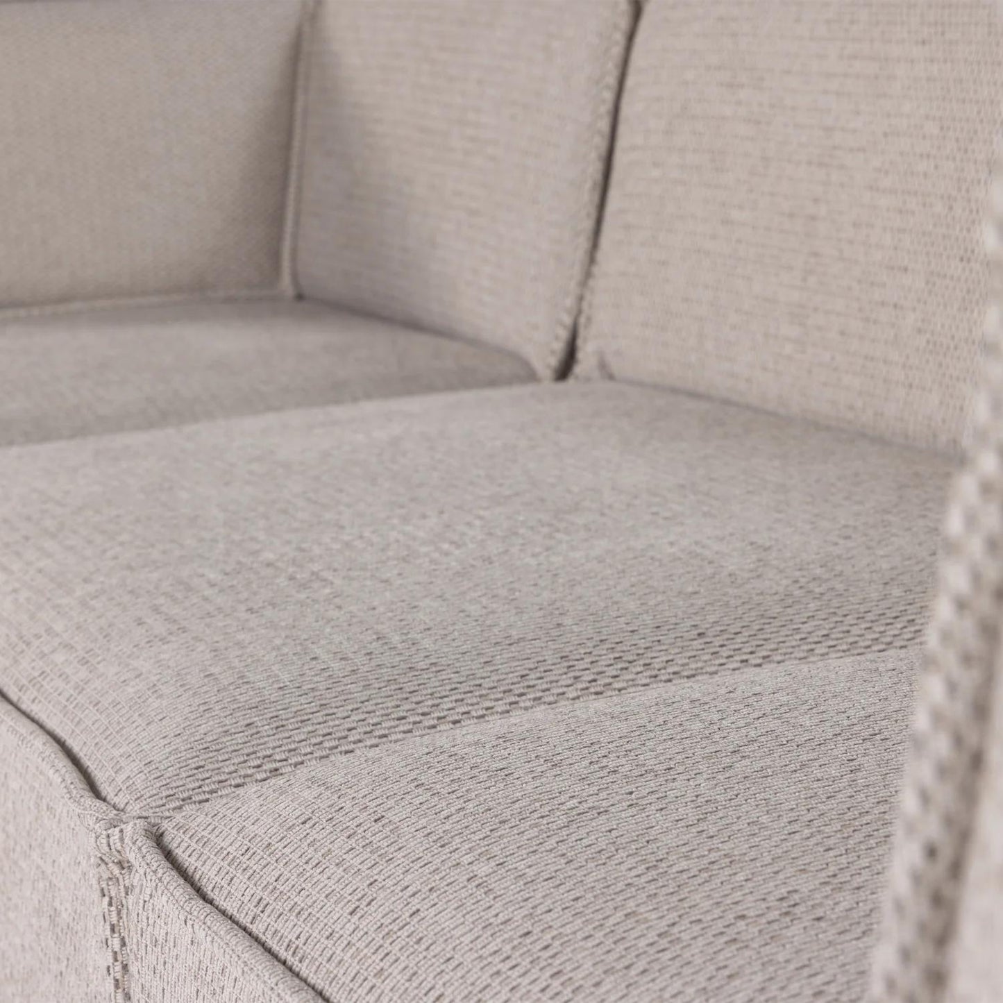 WOOOD Manu 3-zitsbank chaise longue links Naturel
