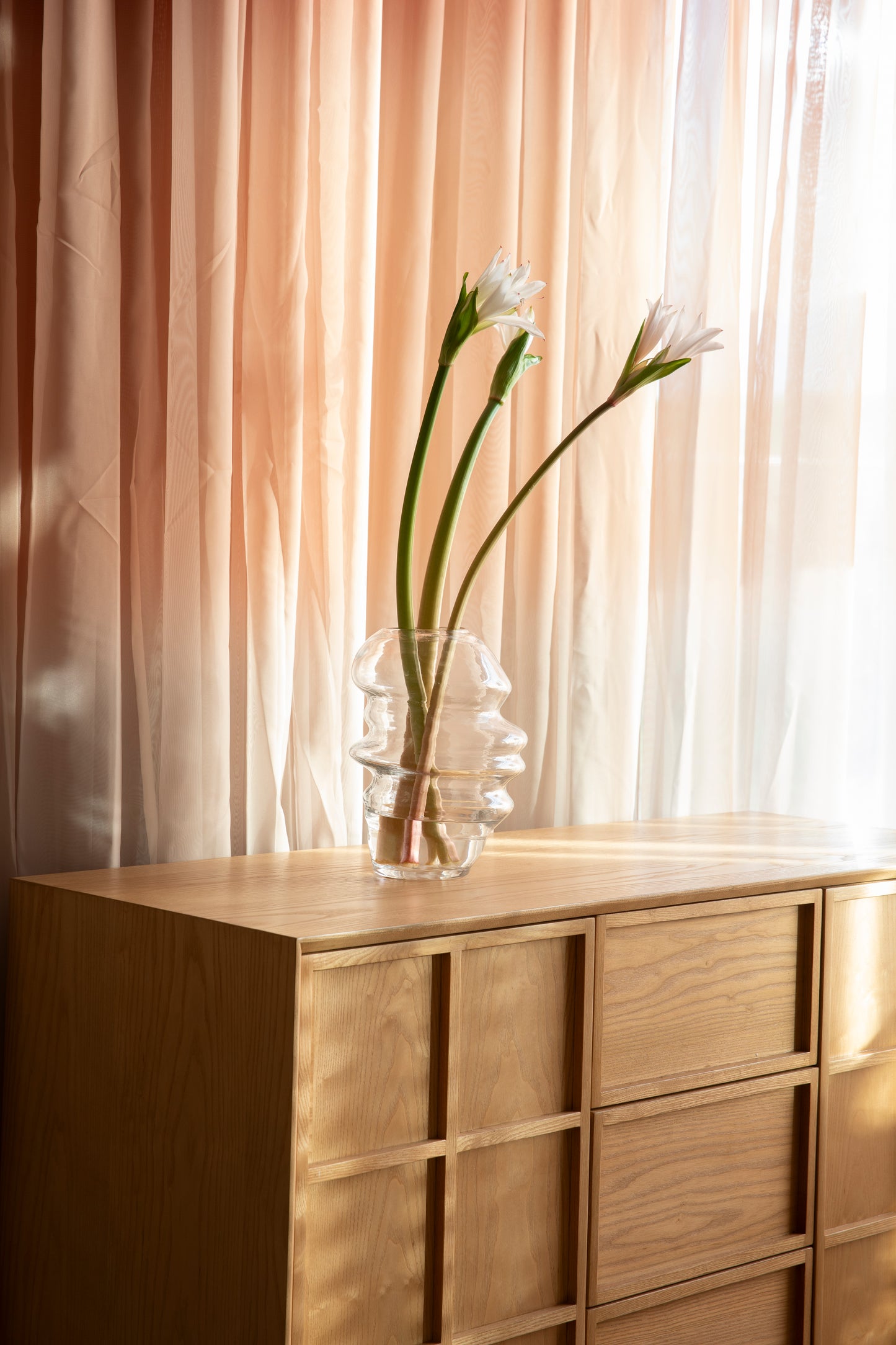 Zuiver Raster dressoir hoog Naturel