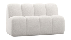 WOOOD Mojo eetbank 164 cm met rugleuning Wollig Ecru