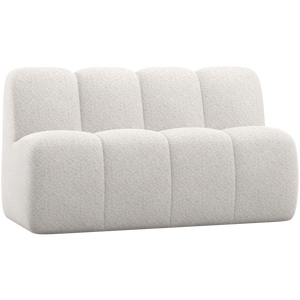WOOOD Mojo eetbank 164 cm met rugleuning Wollig Ecru