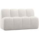 WOOOD Mojo eetbank 164 cm met rugleuning Wollig Ecru