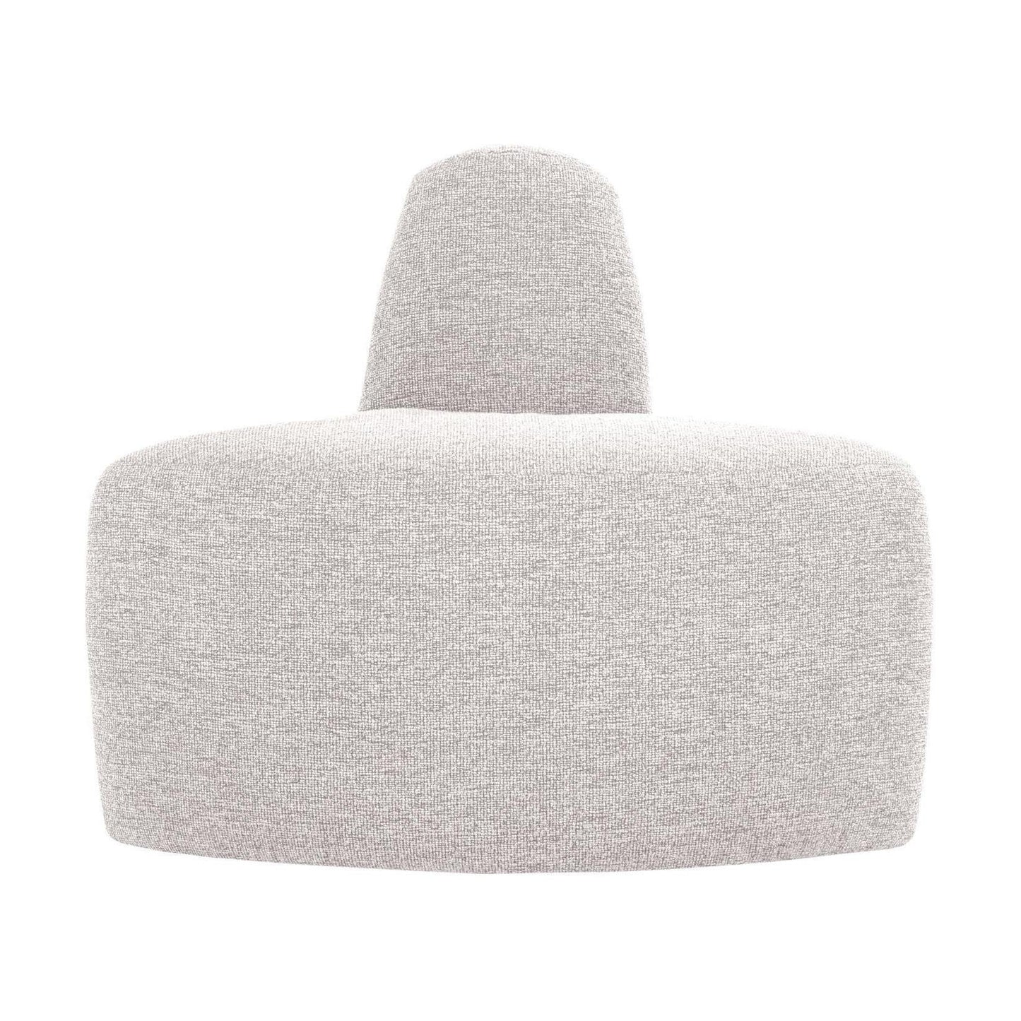 WOOOD Mojo Base eetbank hoek rond rugleuning bouclé Ecru