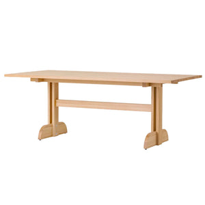 Audo Puffin eettafel rechthoekig 200x95 cm eiken Naturel