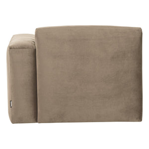 WOOOD Mojo Base 1-zits bank arm rechts velvet Khaki