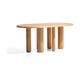 Kave Home Mailen eettafel ovaal 180x105 cm Naturel
