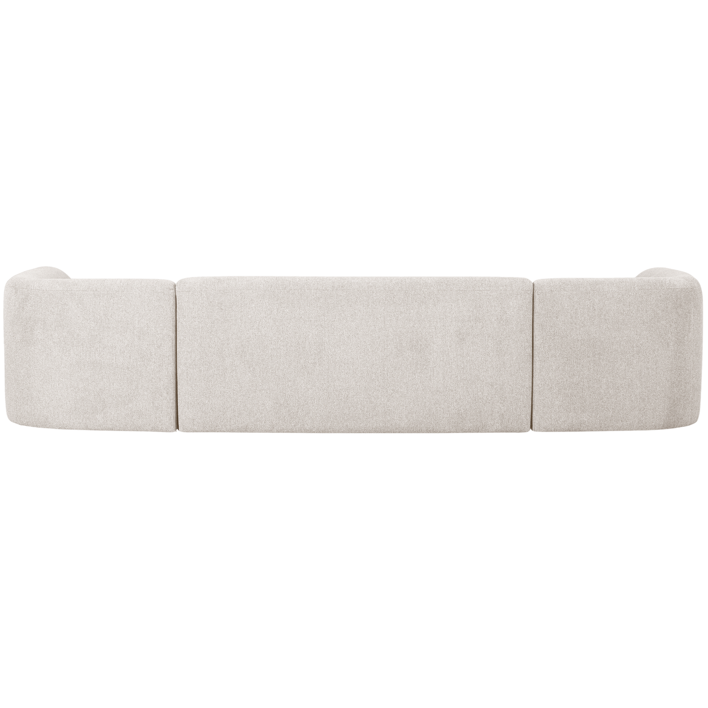 WOOOD Sloping U-vorm bank Pearl Melange