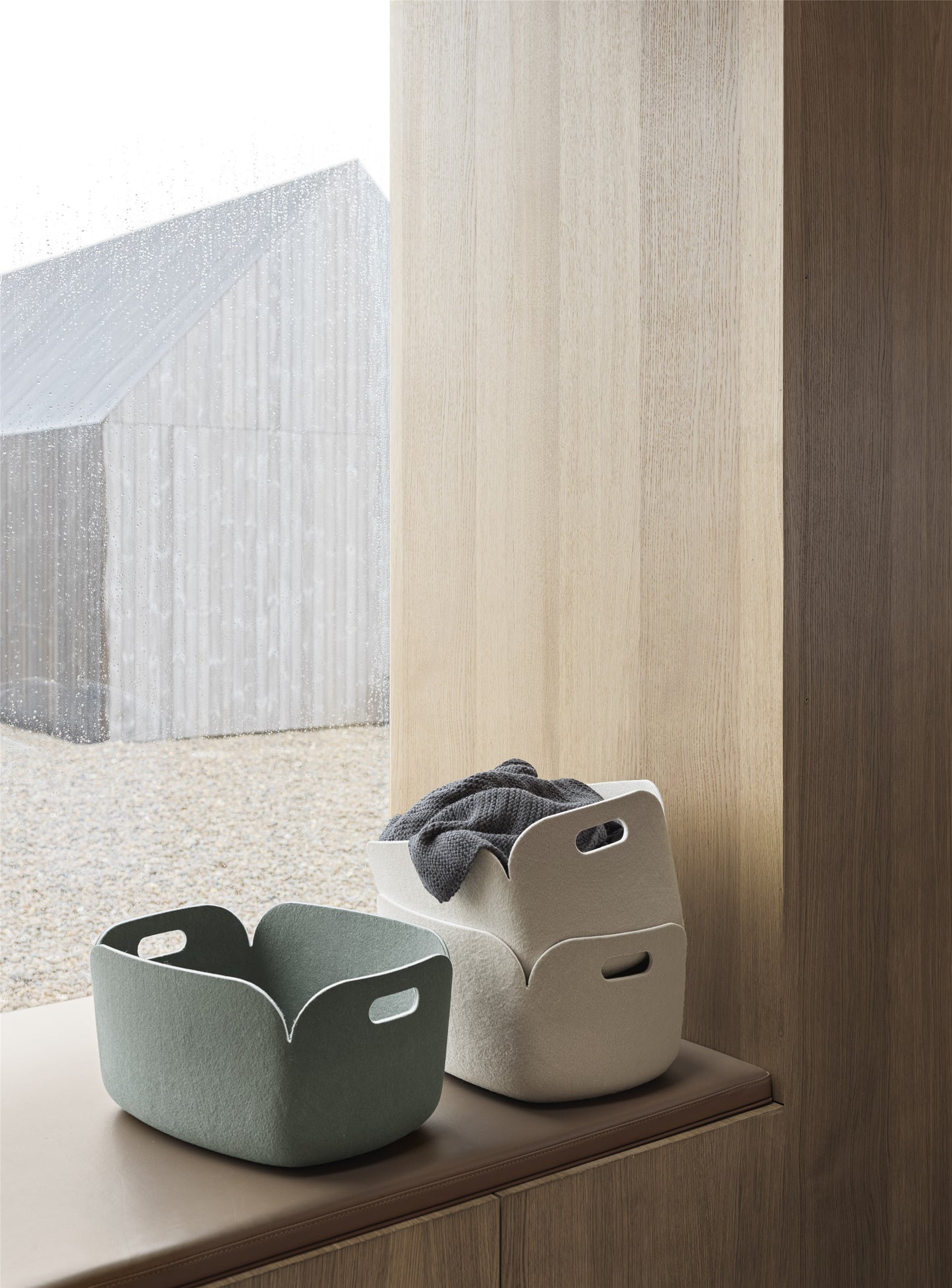 Muuto Restore opbergmand 48x35 cm Midnight Blue